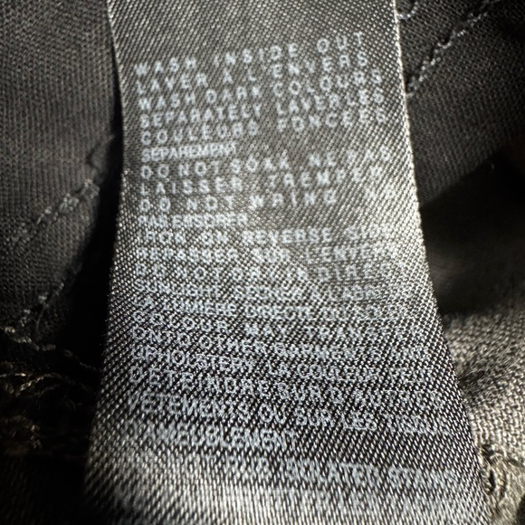 ALL SAINTS Low Rise Cropped Skinny Gray/Light Blue Floral Jeans Zipper at Hem 28 - Picture 12 of 14